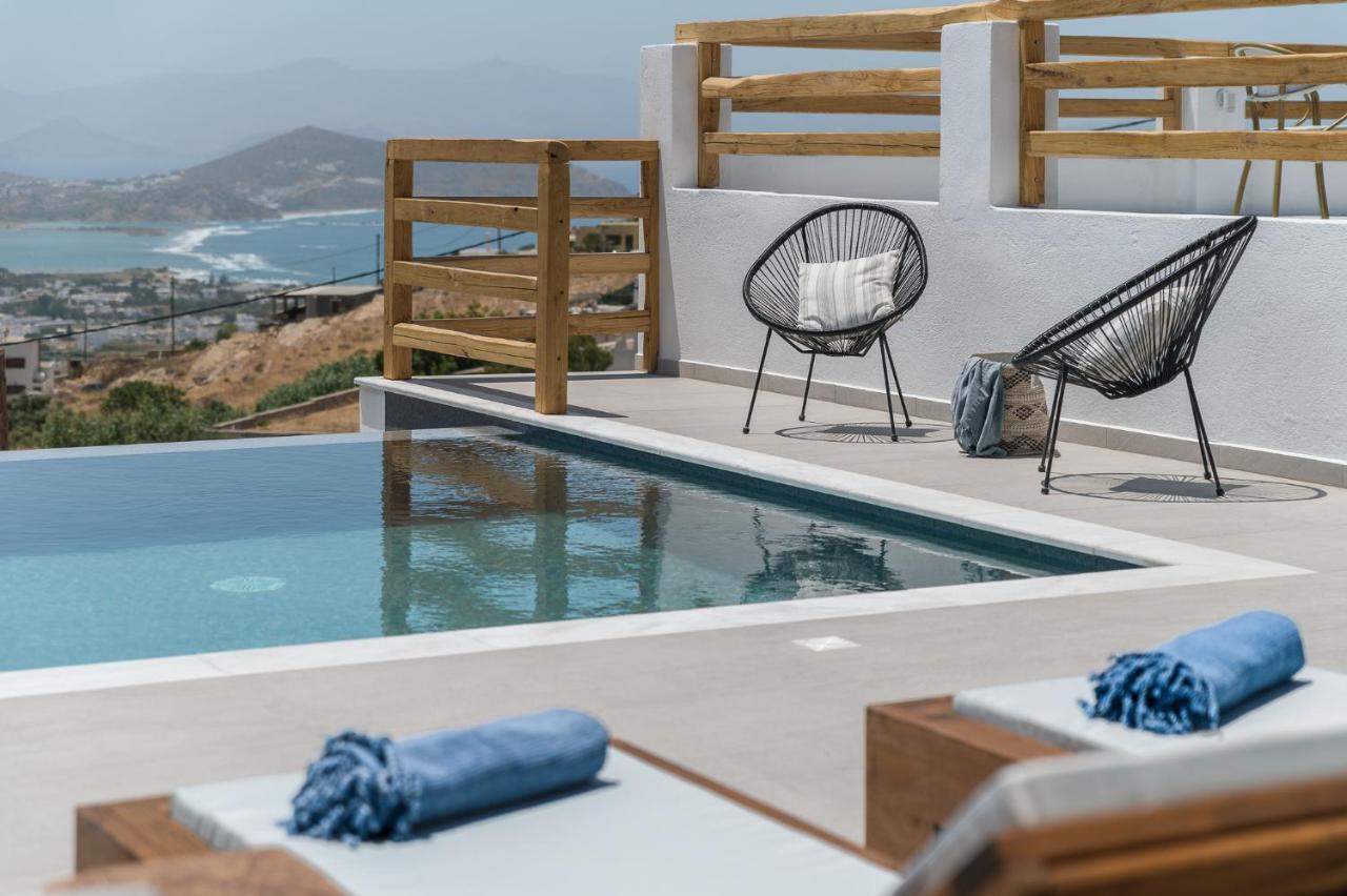 Naxos Skyline Deluxe Villas Agkidia Bagian luar foto