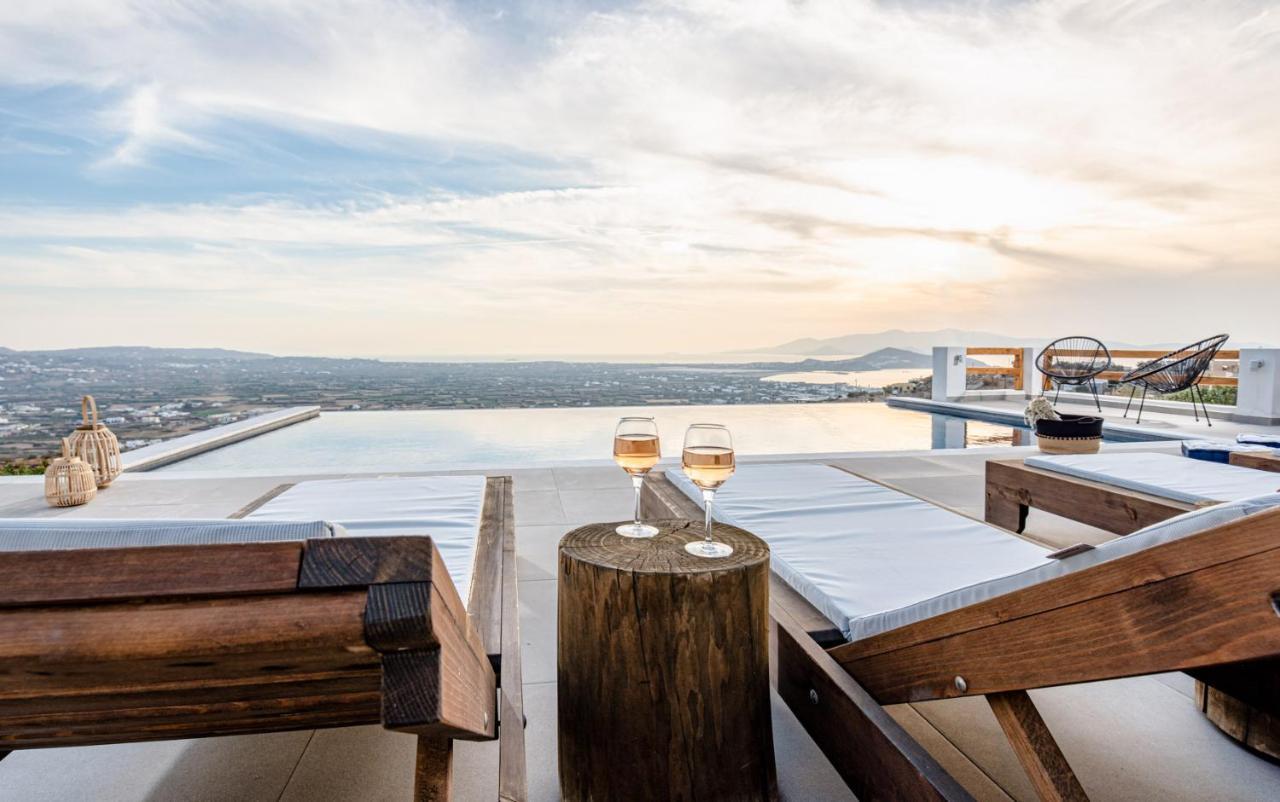Naxos Skyline Deluxe Villas Agkidia Bagian luar foto