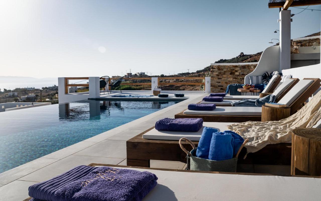Naxos Skyline Deluxe Villas Agkidia Bagian luar foto