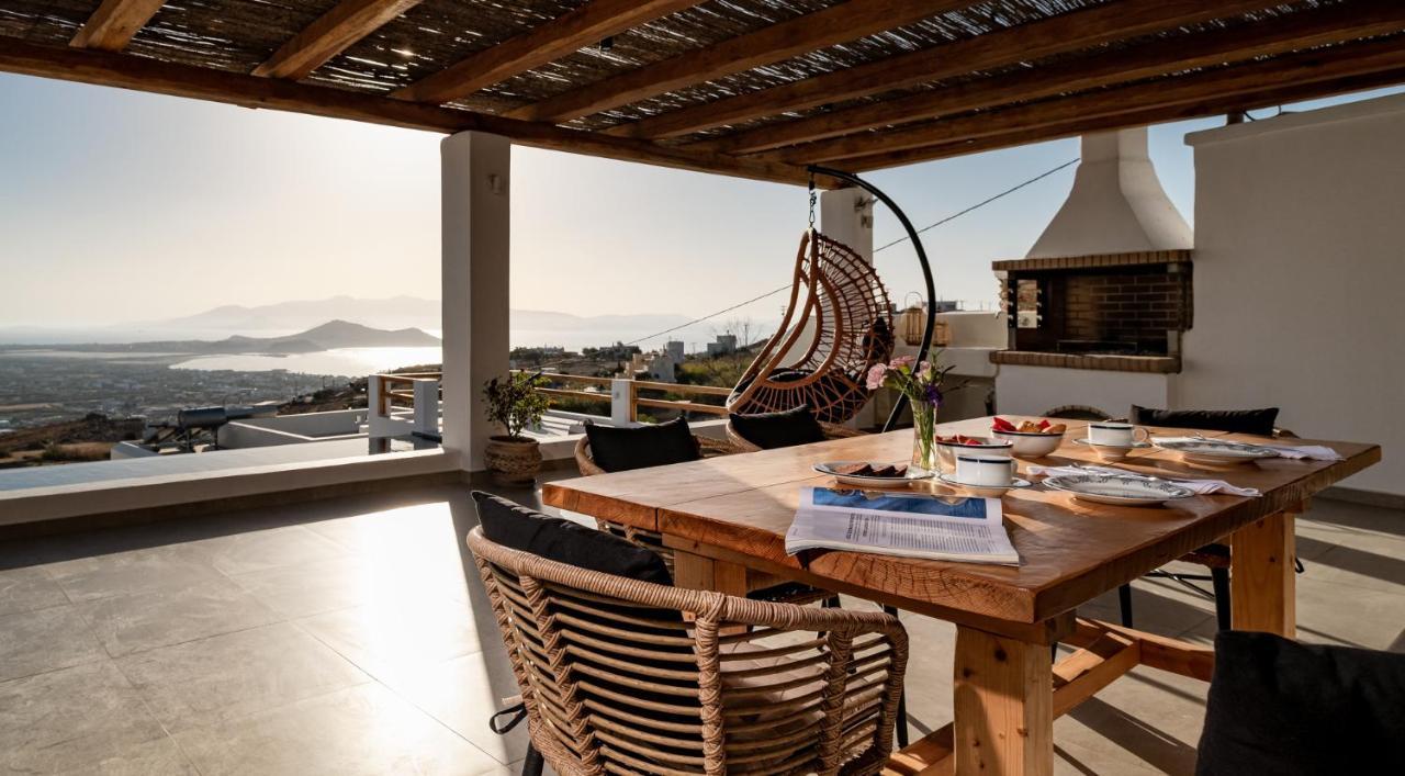 Naxos Skyline Deluxe Villas Agkidia Bagian luar foto