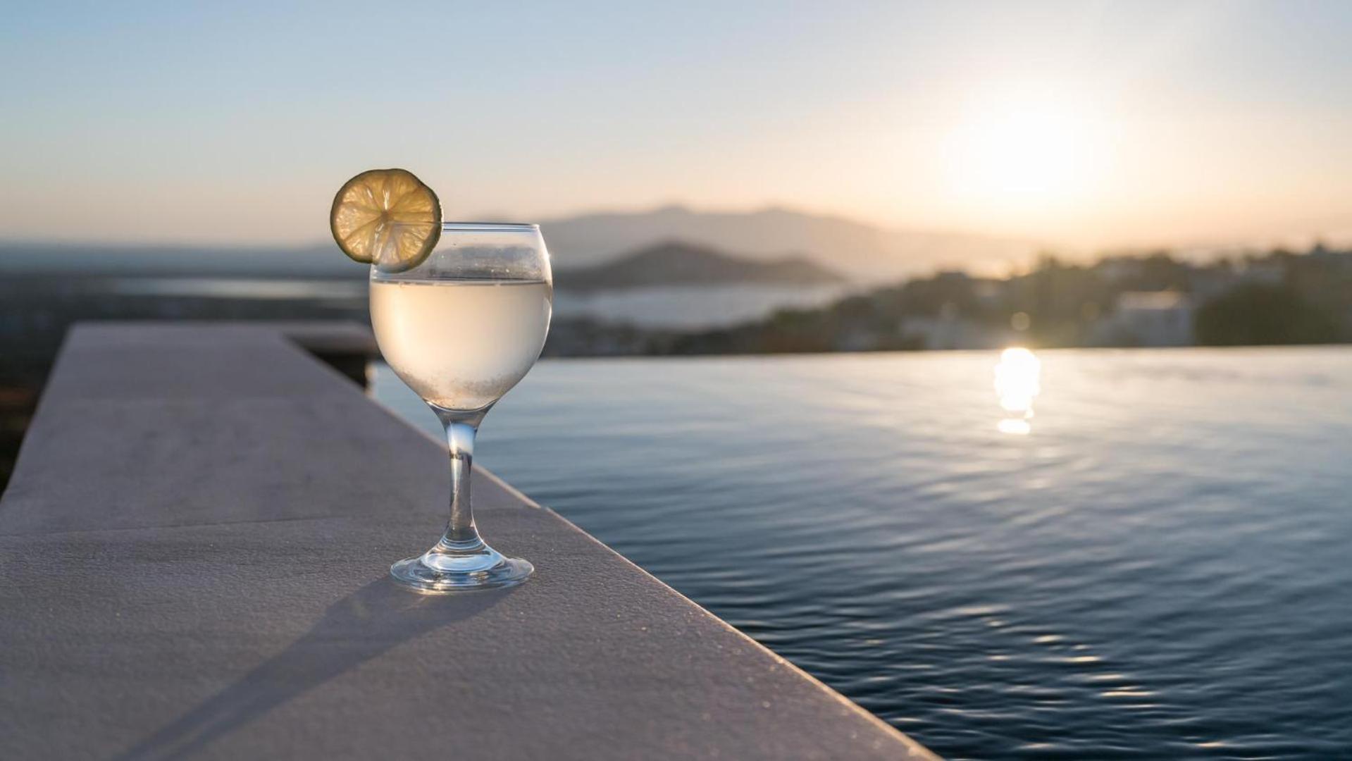 Naxos Skyline Deluxe Villas Agkidia Bagian luar foto